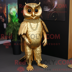 Gouden Uil mascottekostuum...