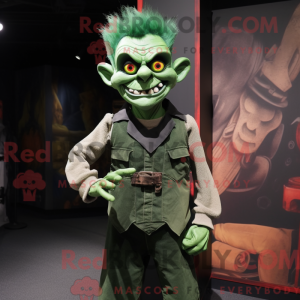 Forest Green Vampire mascot...