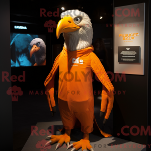 Orange Haast S Eagle maskot...