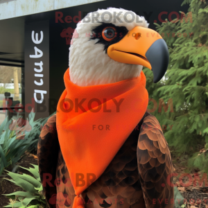Orange Haast S Eagle mascot...