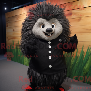 Black Porcupine mascot...