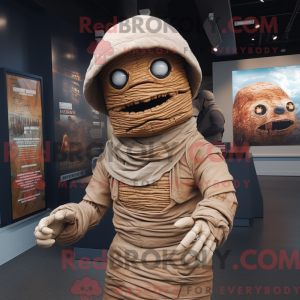 Rust Mummy-mascottekostuum...