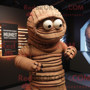 Rust Mummy mascot costume...