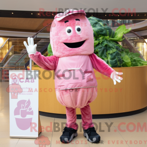 Pink Caesar Salad mascot...