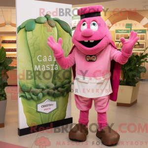 Pink Caesar Salad mascot...