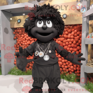 Black Meatballs mascot...