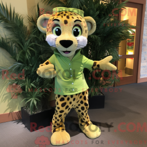 Olive Cheetah mascot...