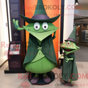 Olive Witch S Hat mascot...