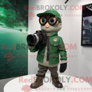 Forest Green Camera maskot...