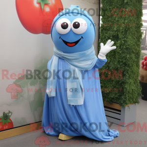 Postava maskota Sky Blue...