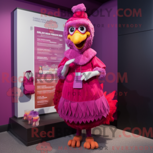 Magenta Hens máscara de...