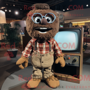 Disfraz de mascota de Brown...