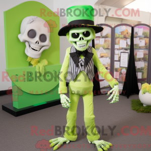 Maskotdraktfigura Lime...
