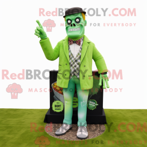 Lime Green Graveyard mascot...