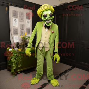 Lime Green Graveyard mascot...