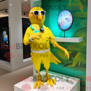 Yellow Parrot mascot...