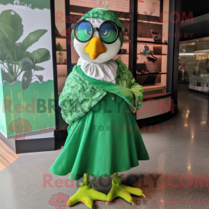 Green Goose maskot kostume...