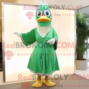 Green Goose maskot kostume...