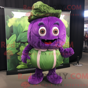 Purple Cabbage mascot...