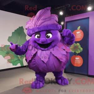 Purple Cabbage mascot...