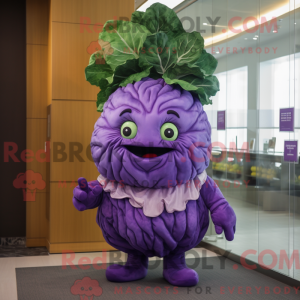 Purple Cabbage mascot...