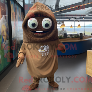 Brown Fish Tacos mascot...