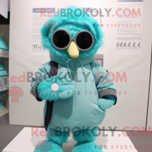 Cyan Wrist Watch mascot...