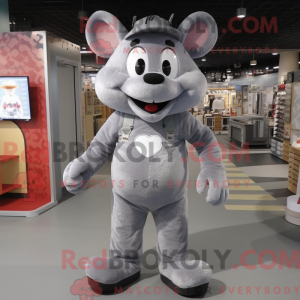 Gray Steak mascot costume...