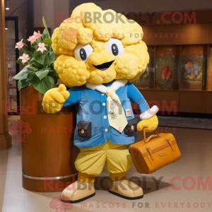 Gold Cauliflower mascot...