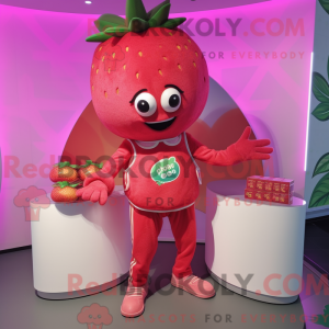 Magenta Strawberry maskot...