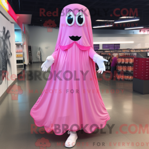 Postava maskota Pink Ghost...