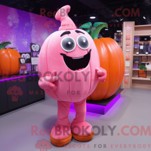 Rosa gresskarmaskotkostyme...
