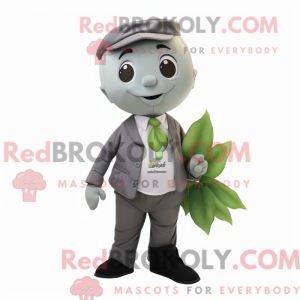 Grå spinat maskot kostume...