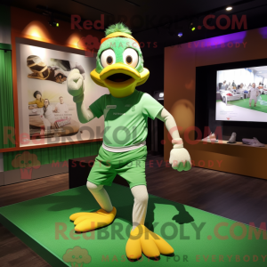 Green Gosling maskot...