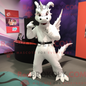 White Dragon maskot...