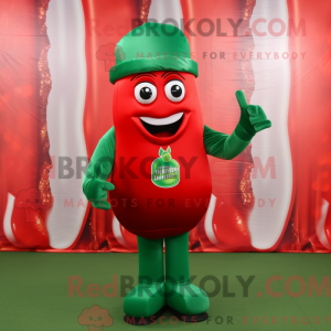 Waldgrüne Flasche Ketchup...