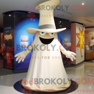 Máscara de chapéu de bruxa...