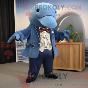 Rust Blue Whale maskot...