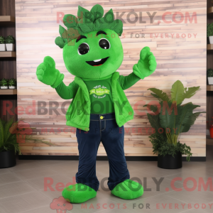 Forest Green Spinach mascot...