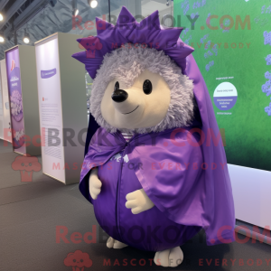 Lavendel-Igel-Maskottchen-K...