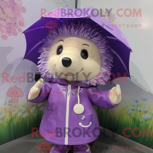 Lavender Hedgehog mascot...