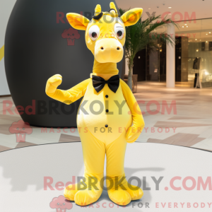 Yellow Giraffe mascot...
