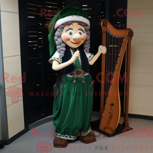 Celtic Harp mascot costume...