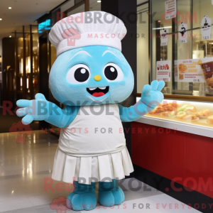 Sky Blue Dim Sum mascot...