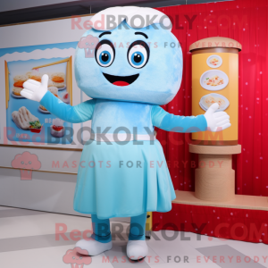 Postava maskota Sky Blue...