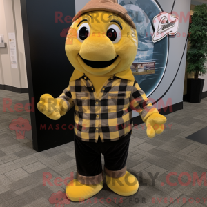 Gold Cod mascot costume...