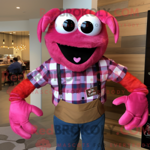 Magenta Crab Cakes mascot...