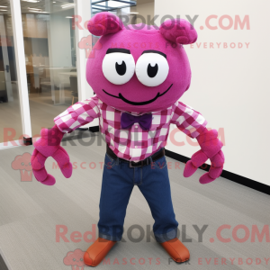 Magenta Crab Cakes mascot...