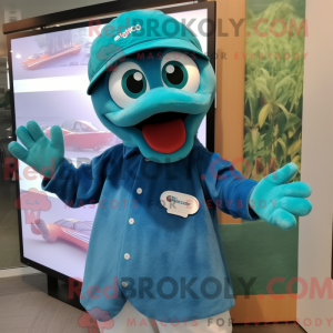 Postava maskota Teal...