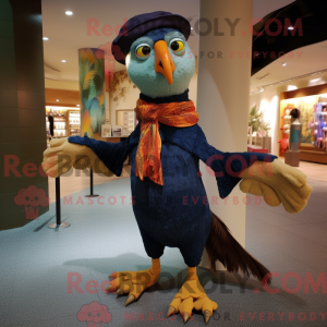Navy Archeopteryx maskot...